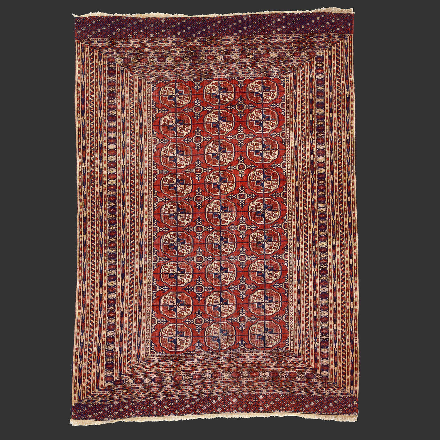 Antique tribal Rug from Turkmenistan