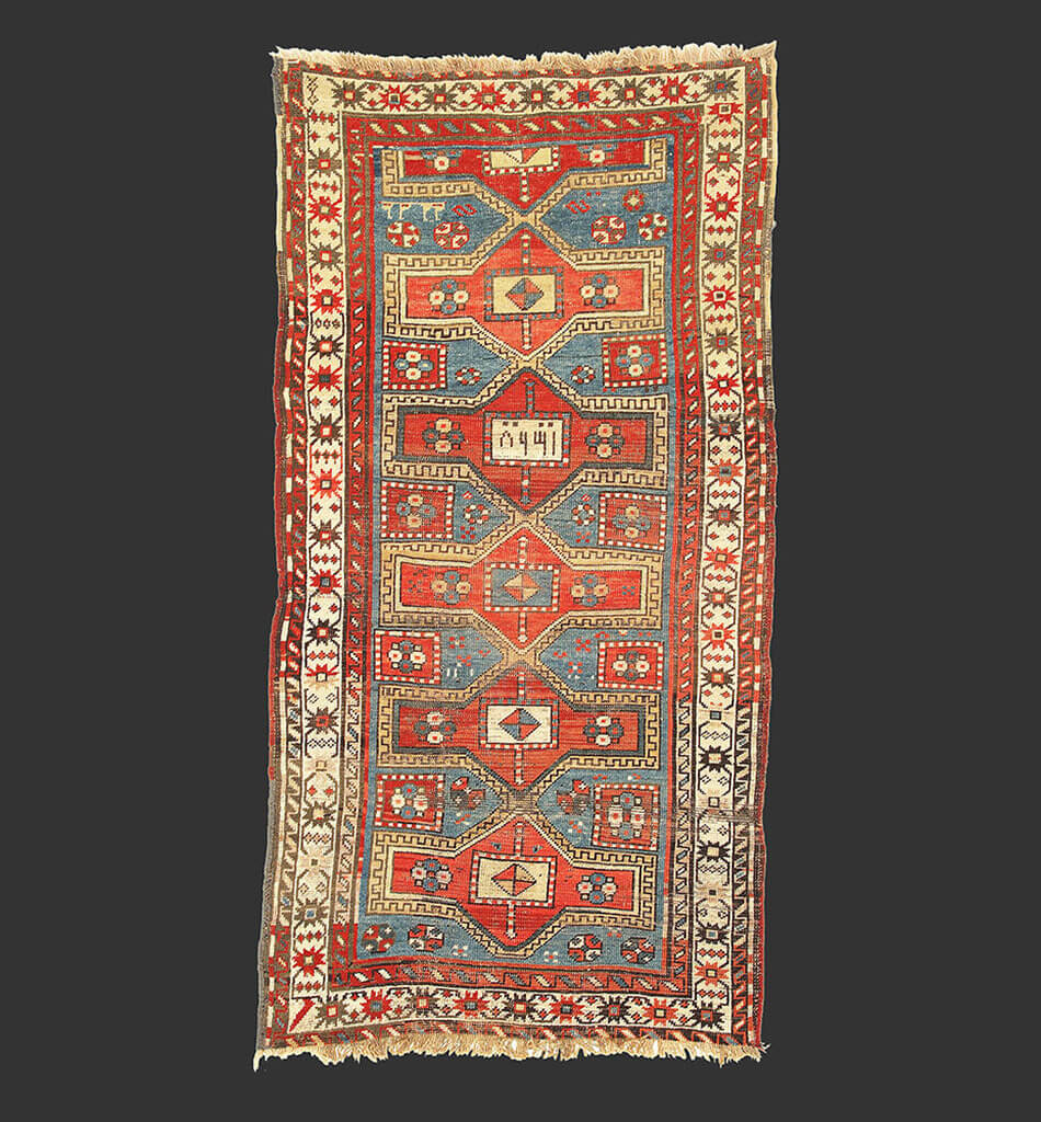 Antique tribal Rug from caucasus