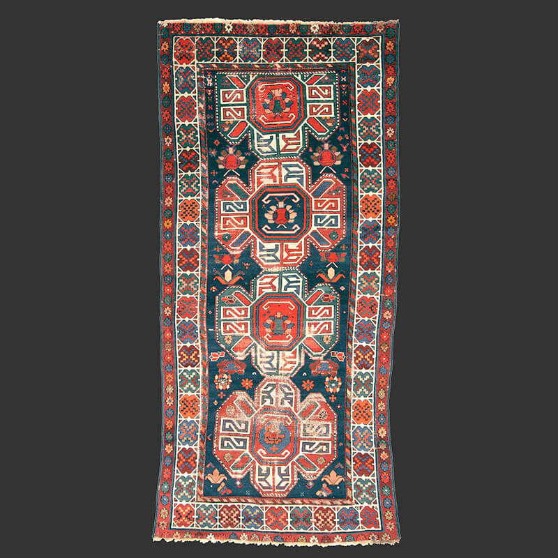 Antique tribal Rug from caucasus