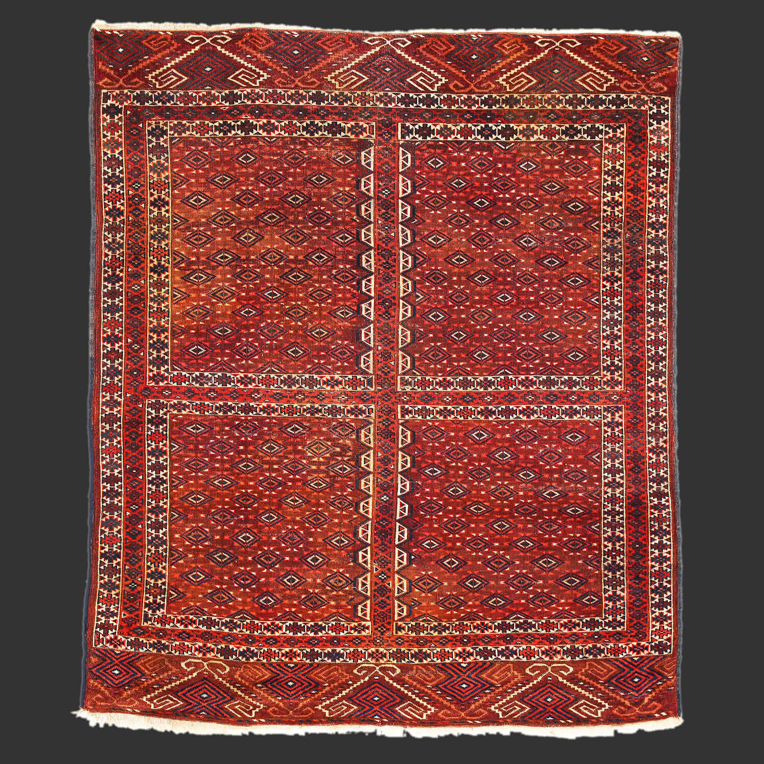 Antique tribal Rug from Turkmenistan